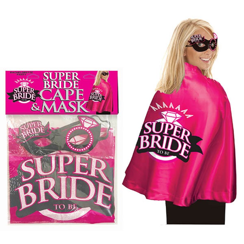Little Genie Super Bride Costume - Cape And Mask